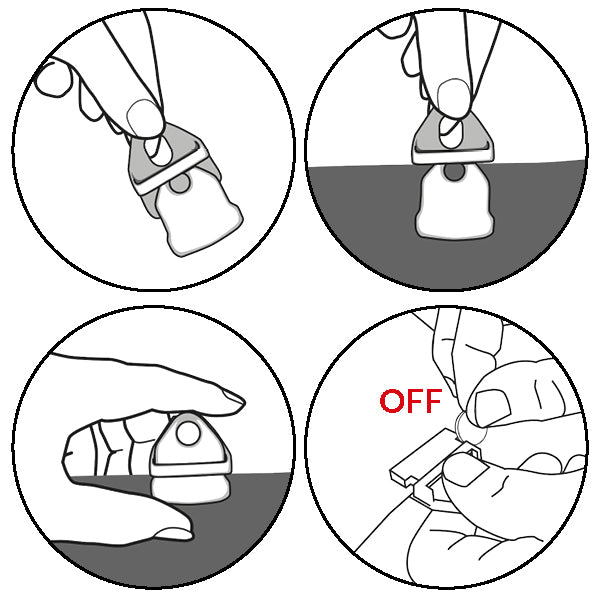 Holdon multiclip mini max 45kg sort , 4stk