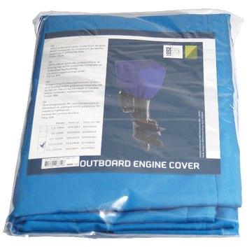 1852 Påhængsmotor presenning blå