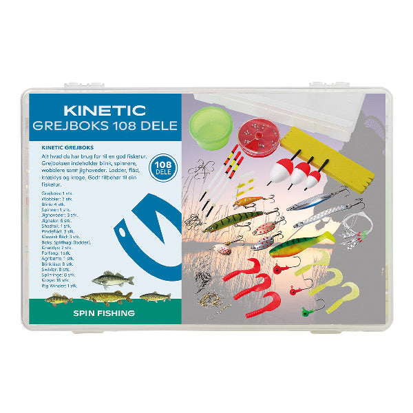 Kinetic grejbox, 108 dele
