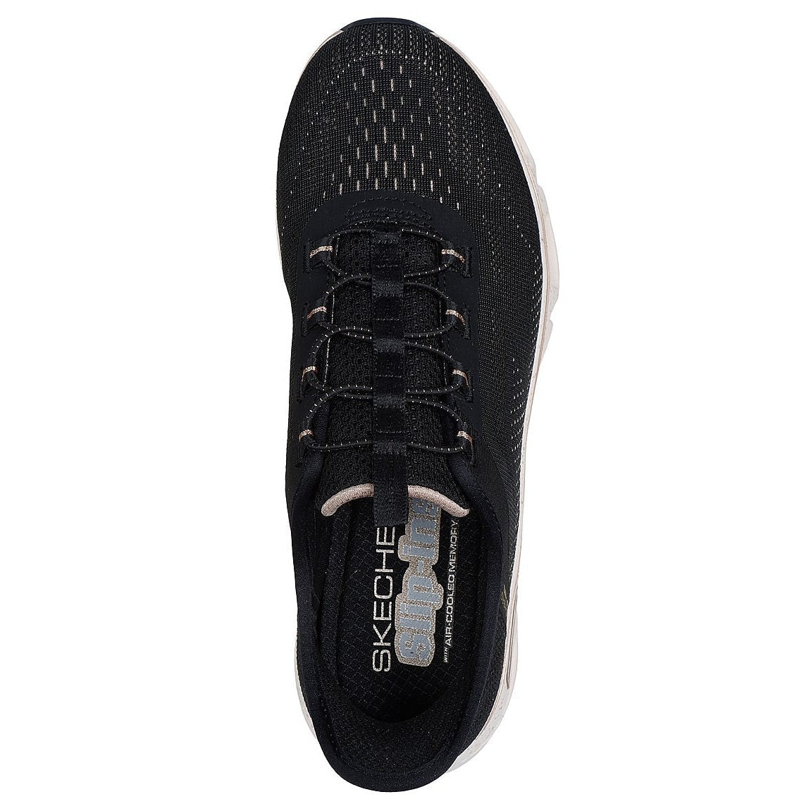 Skechers W Glide-Step Gratify Sneakers - Pace - Black/Gold