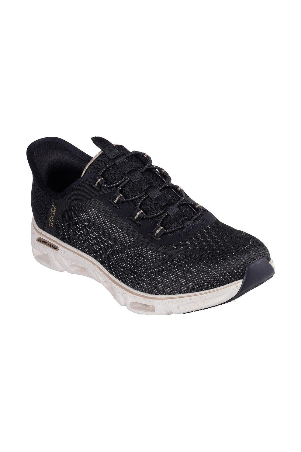 Skechers W Glide-Step Gratify Sneakers - Pace - Black/Gold