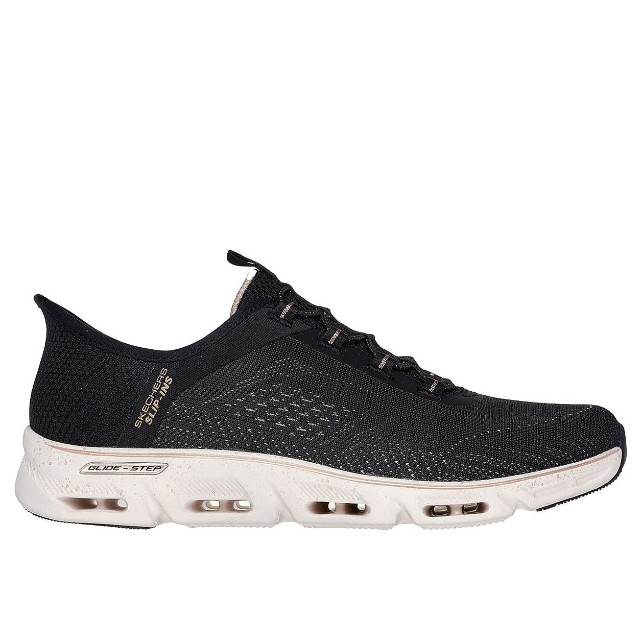 Skechers W Glide-Step Gratify Sneakers - Pace - Black/Gold