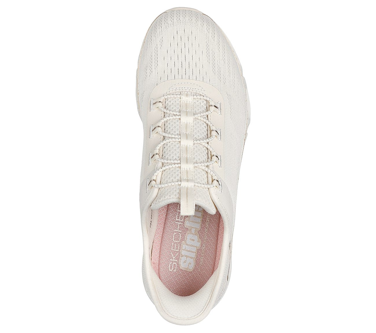 Skechers W Glide-Step Gratify Sneakers - Pace - Naturalural/Gold