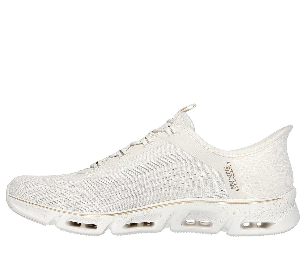 Skechers W Glide-Step Gratify Sneakers - Pace - Naturalural/Gold