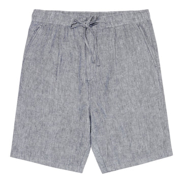 Knowledge Cotton Apparel M Fig Loose Linen Shorts 1226 Vintage Indigo