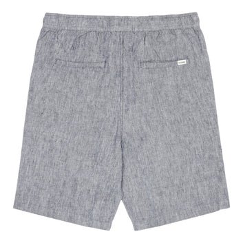 Knowledge Cotton Apparel M Fig Loose Linen Shorts 1226 Vintage Indigo