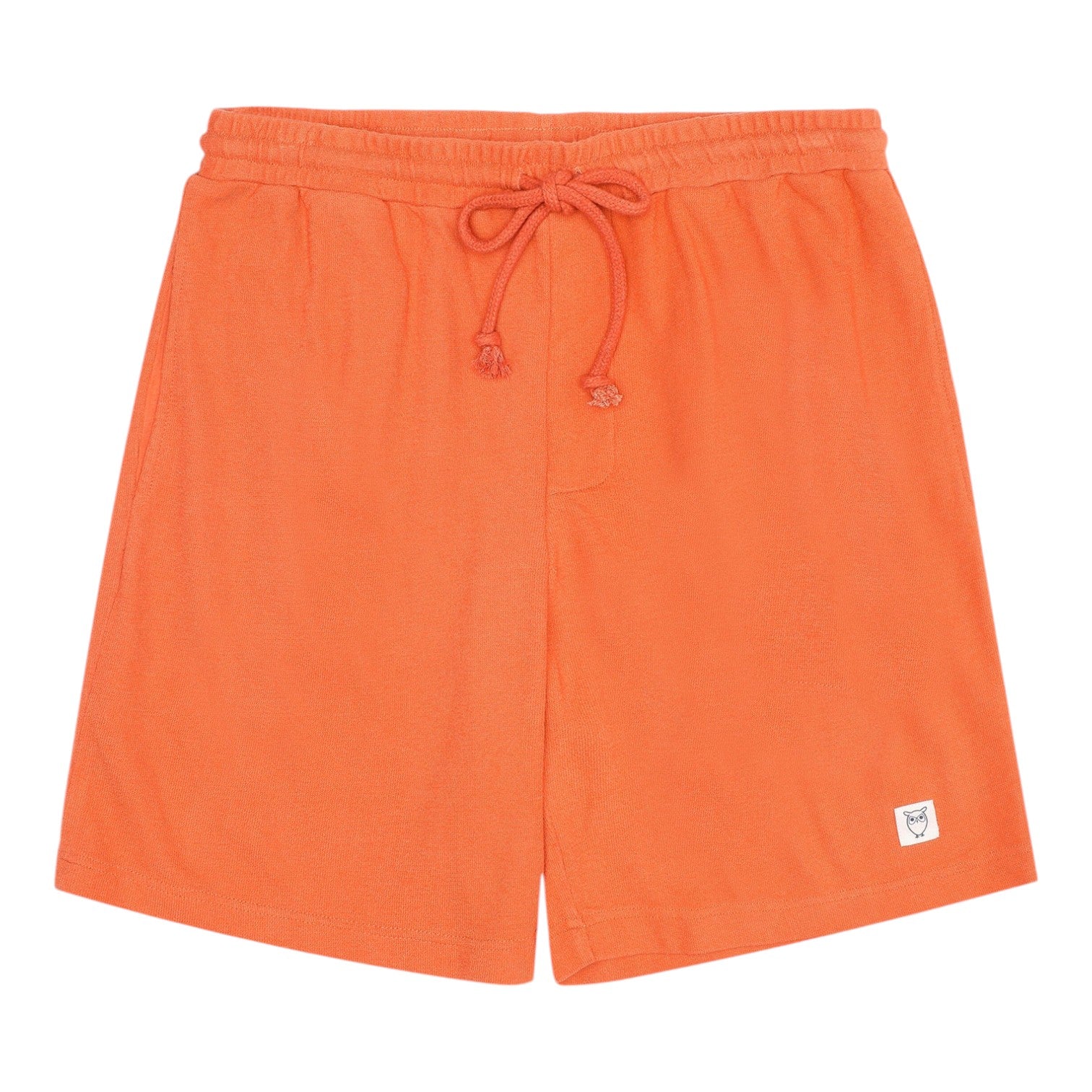 Knowledge Cotton Apparel M Fig Loose Fit Bouclé Jersey Shorts 1481 Langoustino