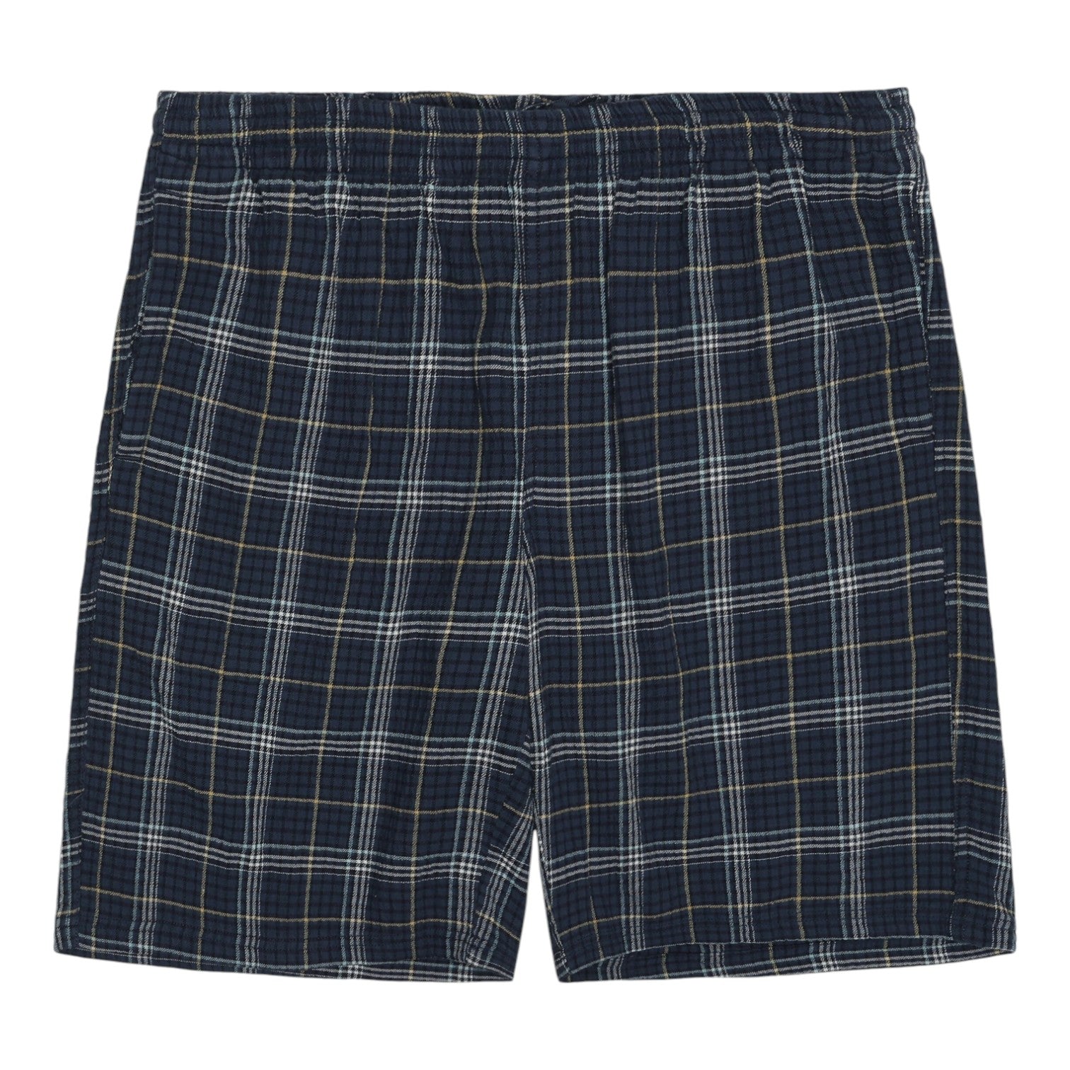 Knowledge Cotton Apparel M Fig Checkered Shorts 7034 Blue Check
