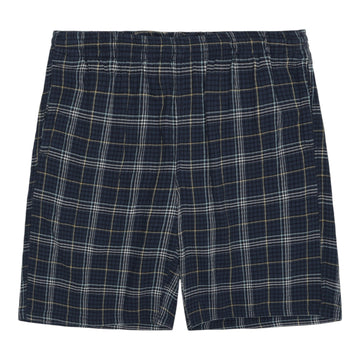 Knowledge Cotton Apparel M Fig Checkered Shorts 7034 Blue Check