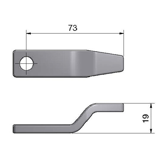Roca rigel 2,5" kort, lang