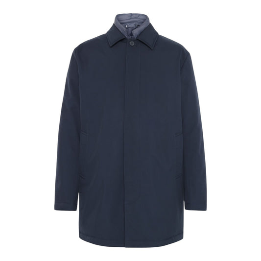 Knowledge Cotton Apparel M Climate Shell Carcoat Jacket Grs 1001 Total Eclipse