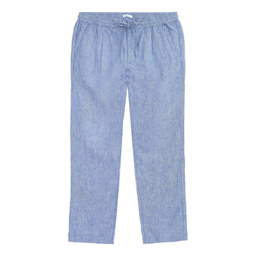 Knowledge Cotton Apparel M FIG Loose Linen Pants Moonlight Blue