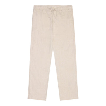 Knowledge Cotton Apparel M Fig Loose Linen Pants 1449 Yarndyed - Light Feather Gray