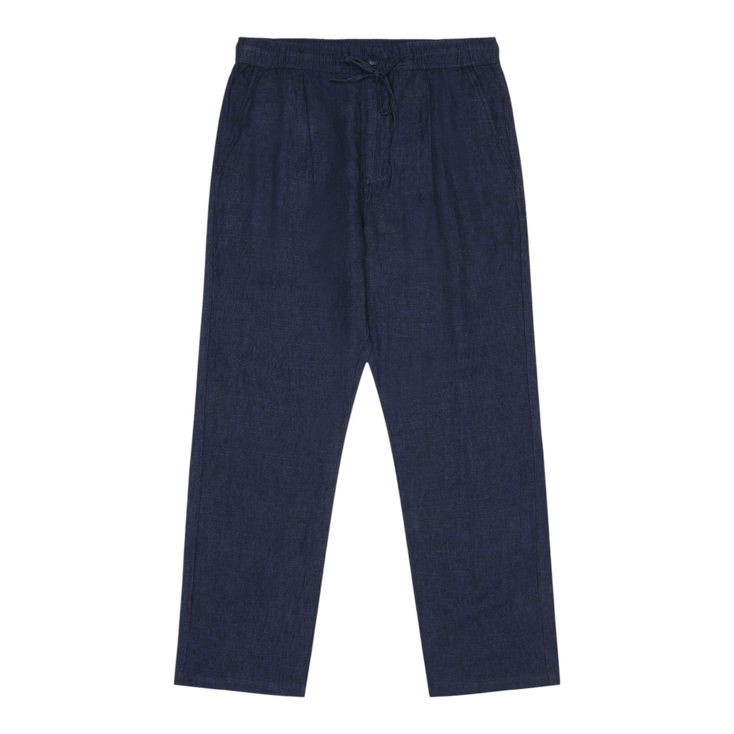 Knowledge Cotton Apparel M Fig Loose Linen Pants 1450 Yarndyed - Total Eclipse