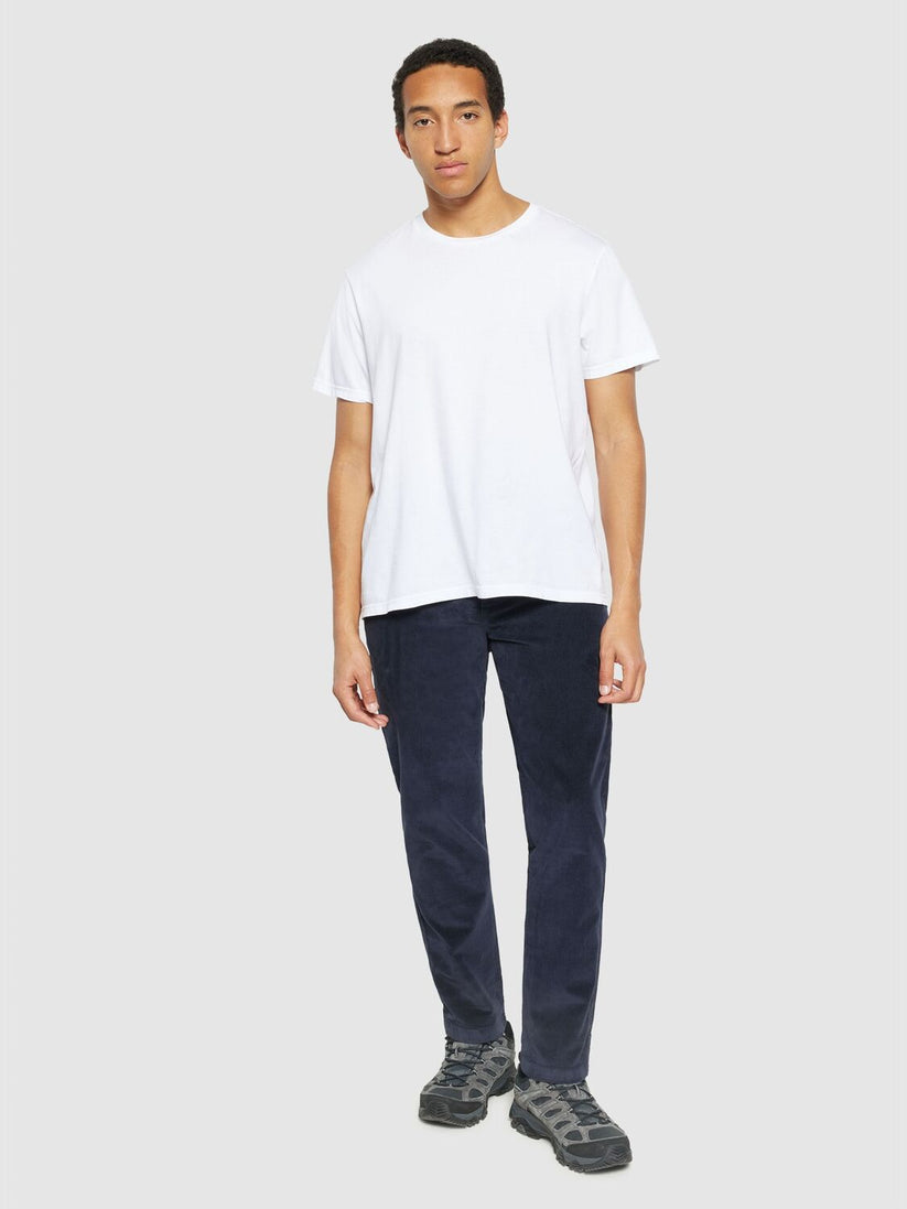 Knowledge Cotton Apparel M Chuck Regular Corduroy Pants 1412 Night Sky
