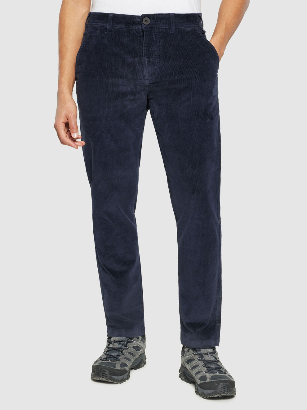 Knowledge Cotton Apparel M Chuck Regular Corduroy Pants 1412 Night Sky
