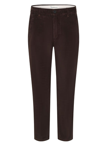 Knowledge Cotton Apparel M Chuck Regular Corduroy Pants 1487 Chocolate Torte