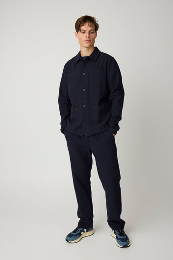 Knowledge Cotton Apparel M Fig Comfort Canvas Pants Night Sky
