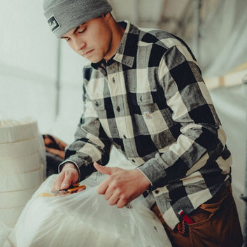 Carhartt M Flannnel Long Slleve Plaid Shirt