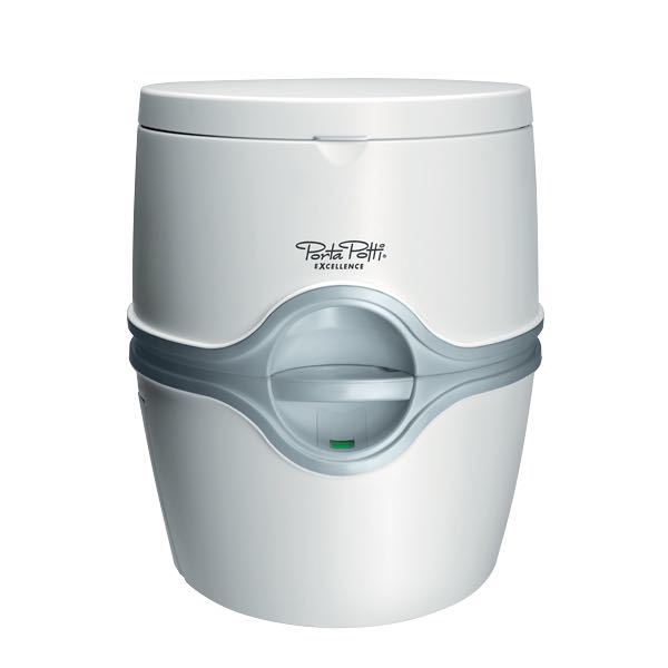 Porta Potti toilet excellence Elek. 565E hvid 6 x AA m. ikke