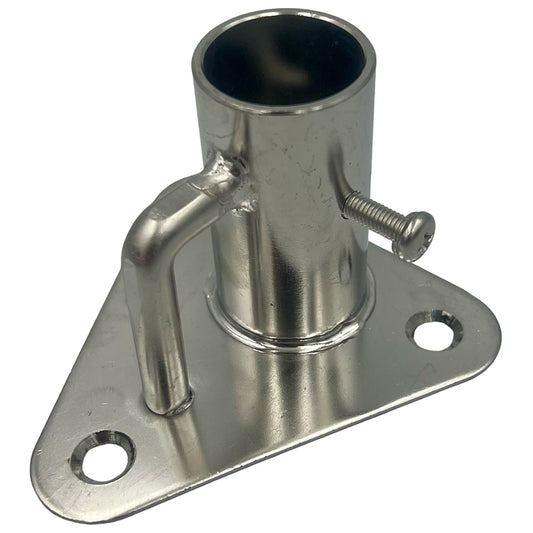 Scepterfod rustfri trekantet 90°