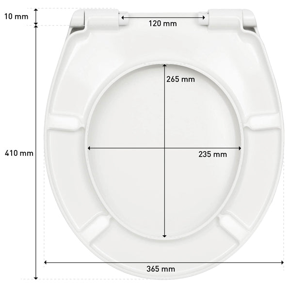 Jabsco toiletsæde soft-close til regular toilet efter 2018