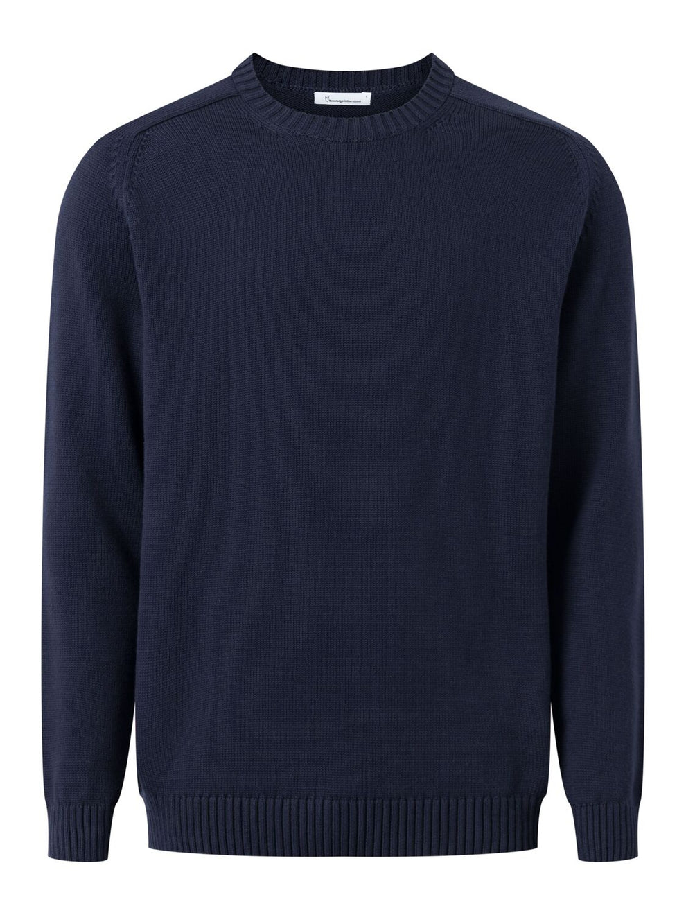 Knowledge Cotton Apparel M Crew Neck Sweater 1412 Night Sky