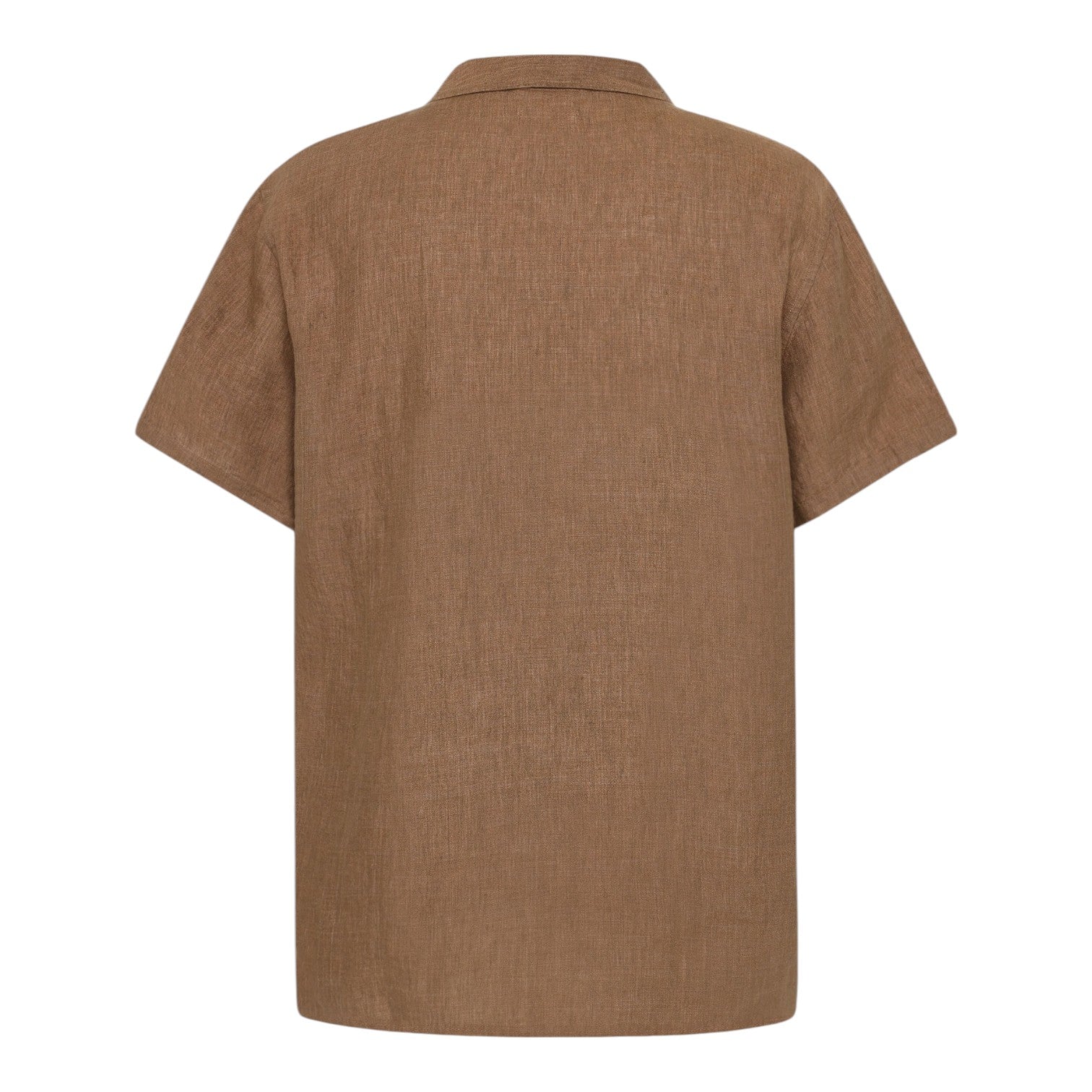 Knowledge Cotton Apparel M Box Short Sleeve Linen Shirt 1019 Tuffet