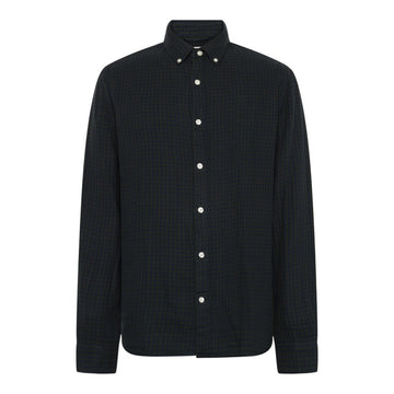 Knowledge Cotton Apparel M Organic Cotton Checked Shirt Gots 7023 Green Check