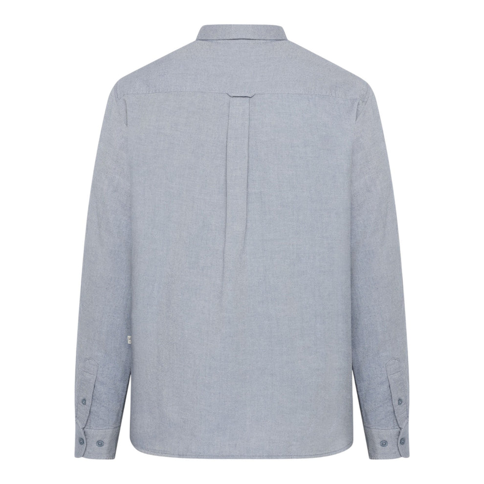 Knowledge Cotton Apparel M Regular Fit Light Twill Shirt 1226 Vintage Indigo