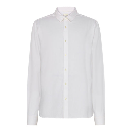 Knowledge Cotton Apparel M Regular Fit Light Twill Shirt 1387 Egret