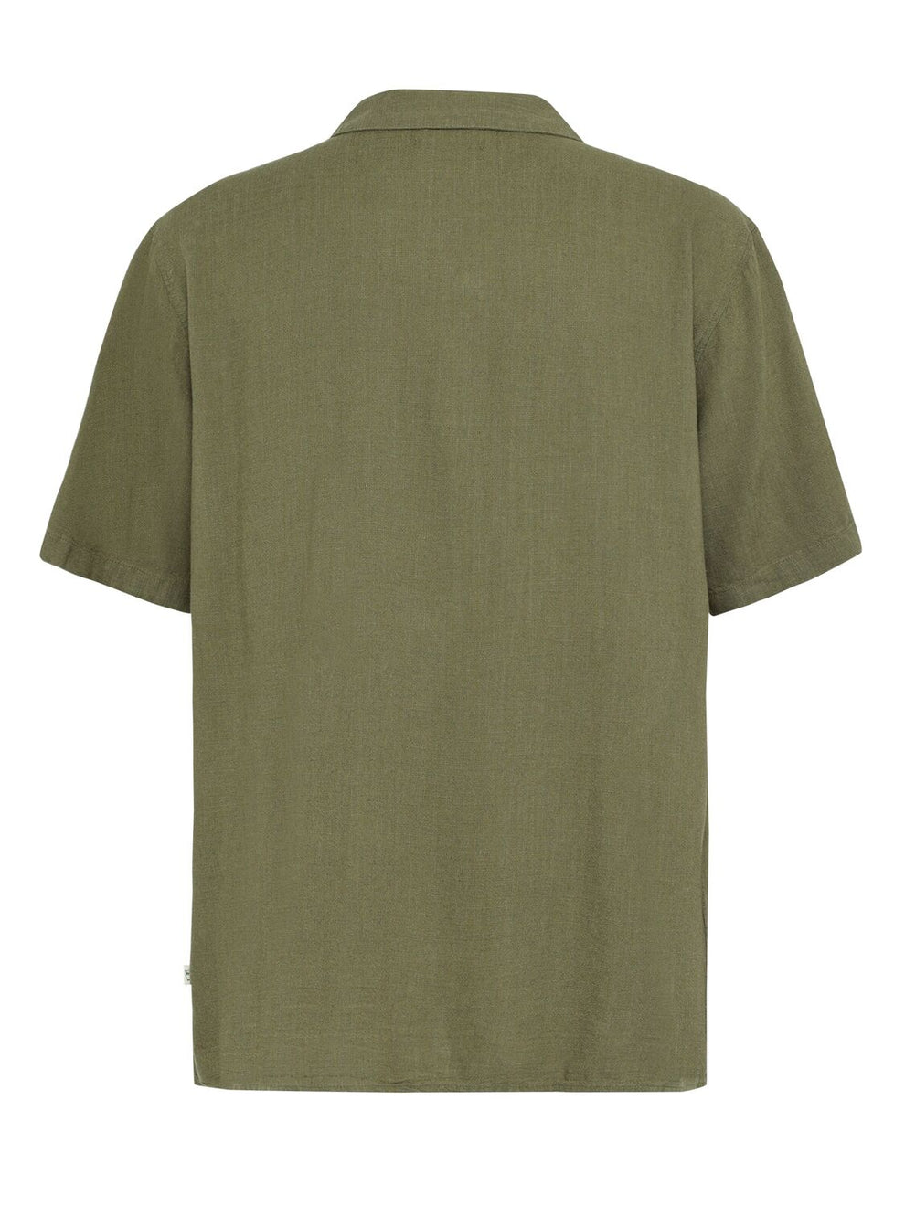 Knowledge Cotton Apparel M Linen-Mix Shirt Vegan 1068 Burned Olive