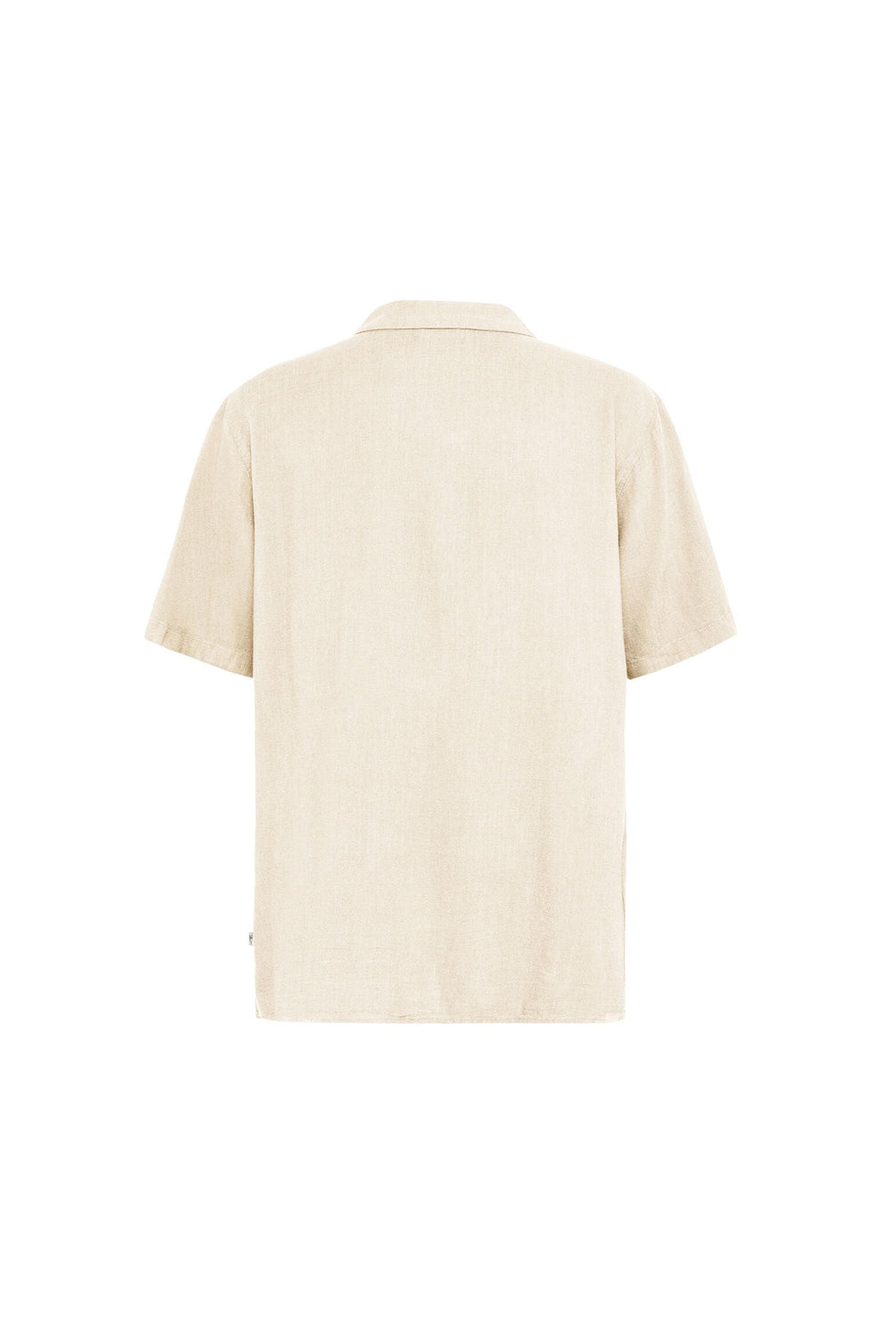 Knowledge Cotton Apparel M Linen-Mix Shirt Vegan 1387 Egret