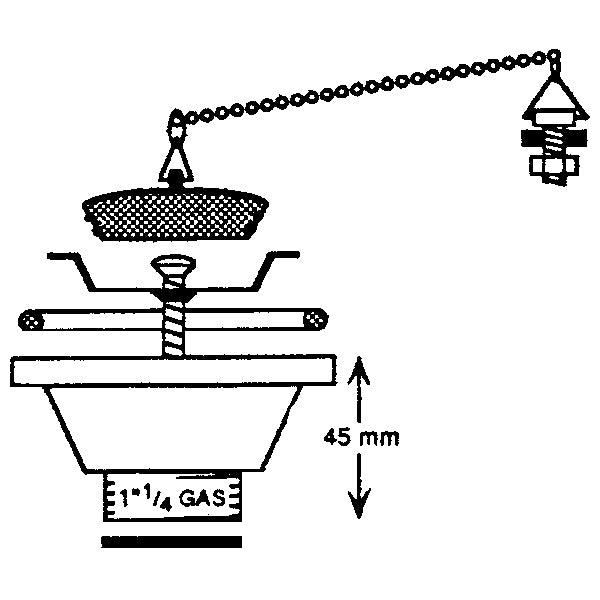 Barka komplet basisafløb