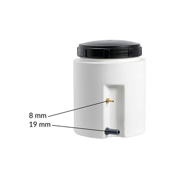 Polyethylen beholder til gasflaske