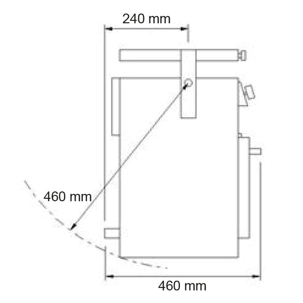 Pacific 5000 gaskomfur med ovn & 2 blus