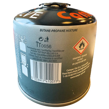 Camper Gasdåse 300 gr. ventil 7/16 NS EN 417