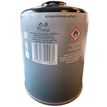 Camper Gasdåse 450 gr. ventil 7/16 NS EN 417