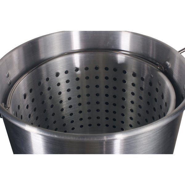 1852 Krabbe/musling gryde 32 l. med gasblus og stativ