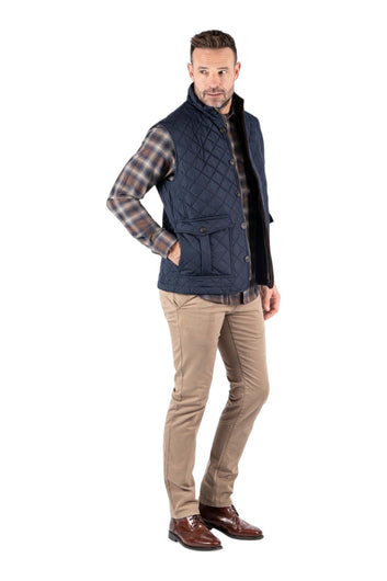 Pre End Harald Vest Dark Navy