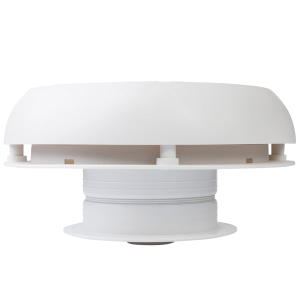 Marinco Day & Night solcelle ventilator plast hvid, 3"