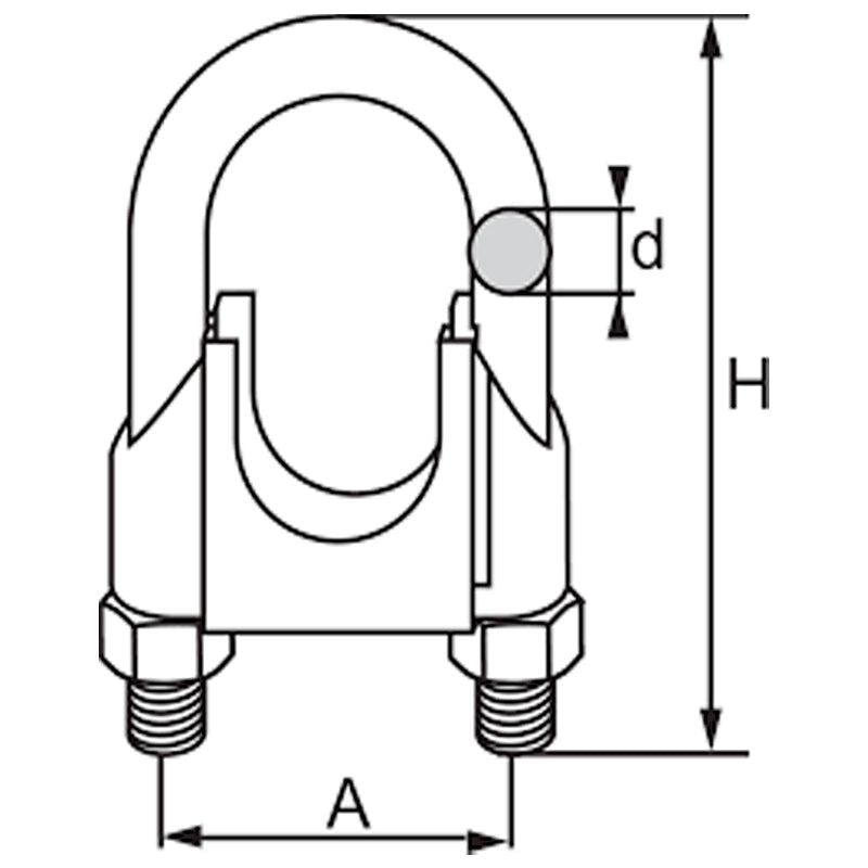 Wirelås Rustfri DIN 741