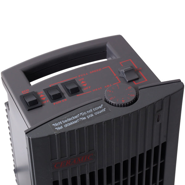 Keramisk varmeblæser, 200 - 1500W