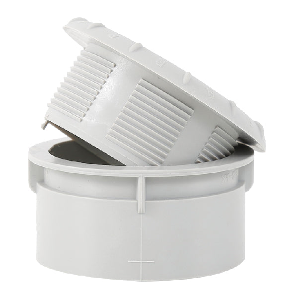 1852 Rund luftdyse hvid 60 mm