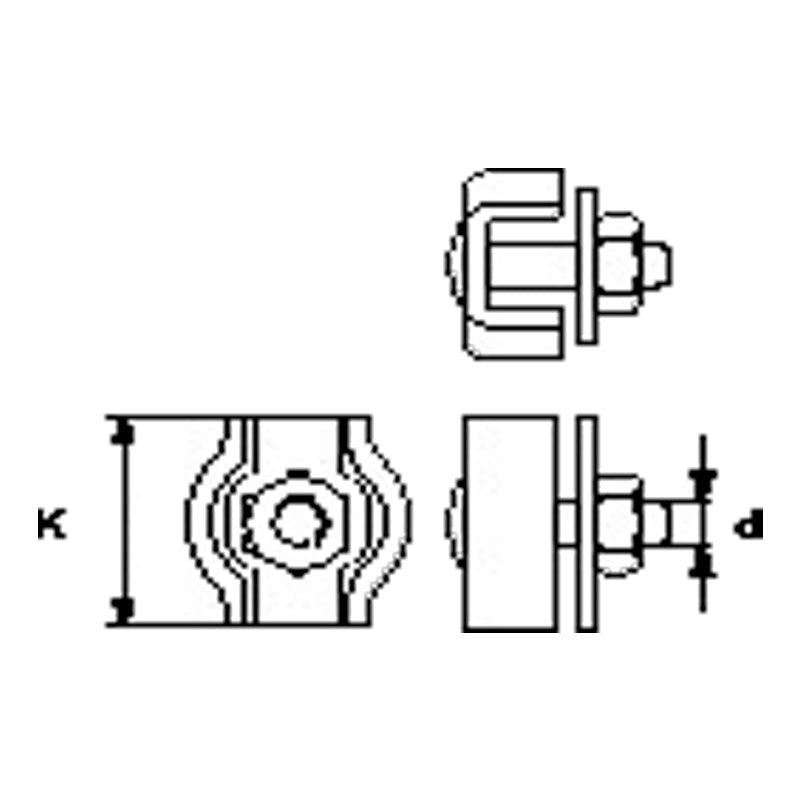 Wirelås galvaniseret Simplex