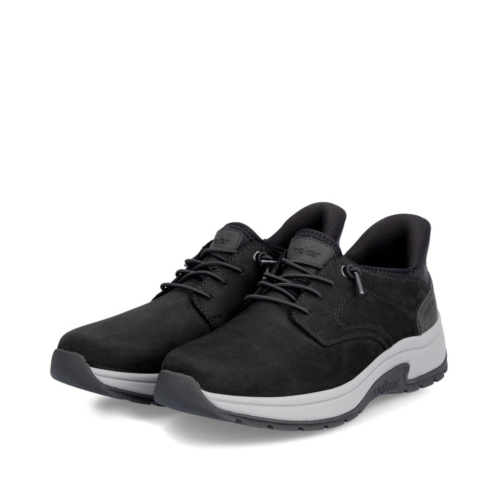 Rieker M Herresko m Snøre Black