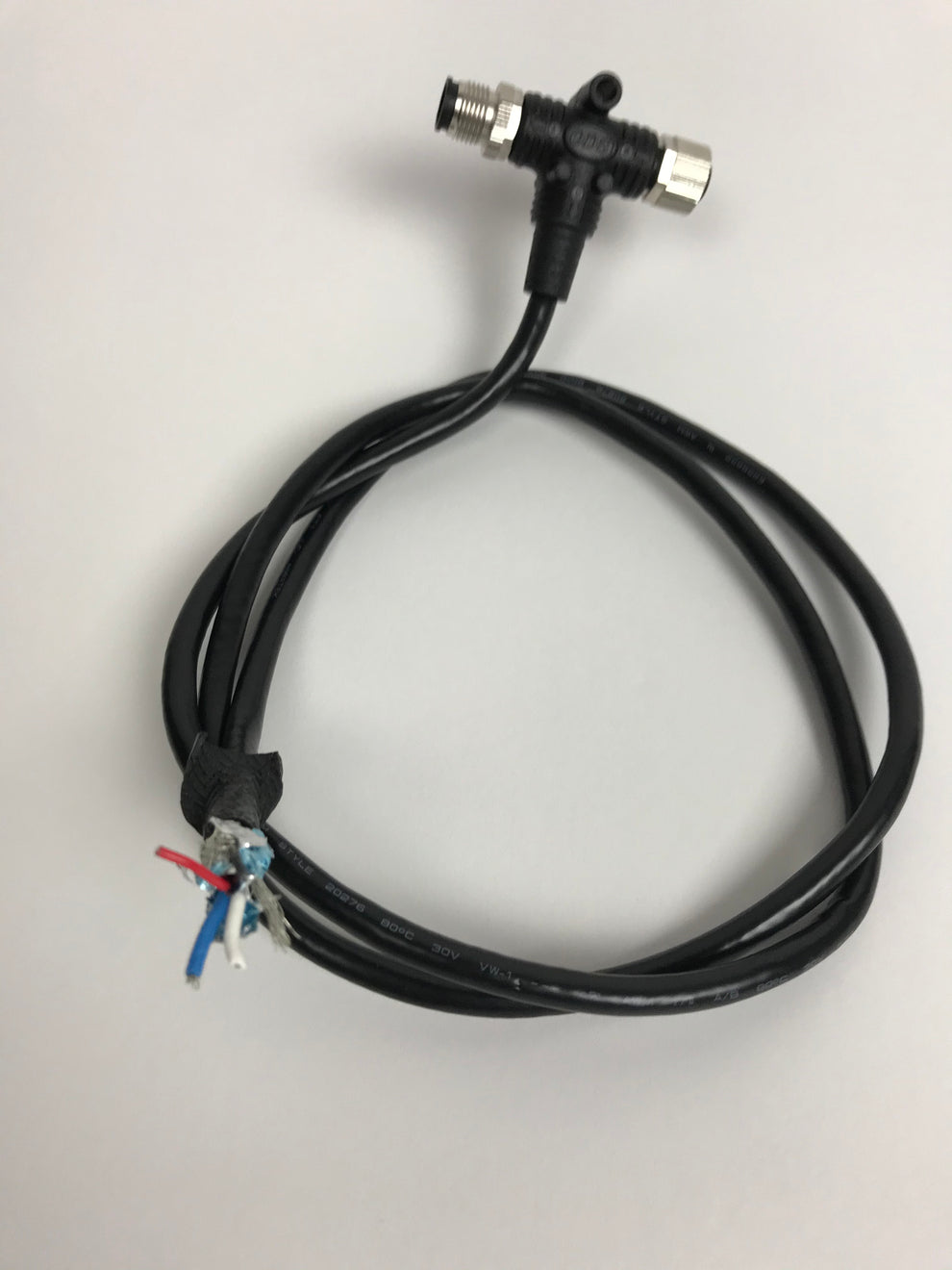 ODS M12 CANBUS/NMEA 2000 T-stykke m. 1m Strømkabel
