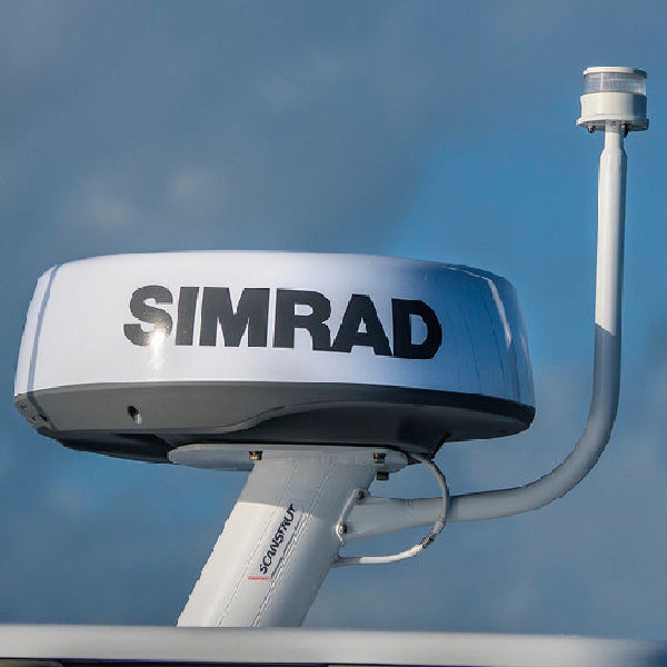 ScanStrut PowerTower stang med lanterne holder, hvid