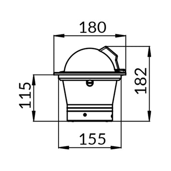 Riviera nedbygningskompas White Star 5
