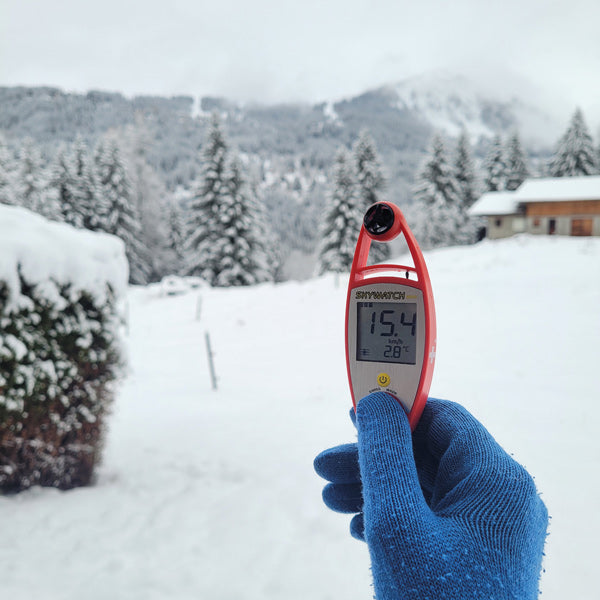 Vindmåler håndholdt skywatch med temperatur